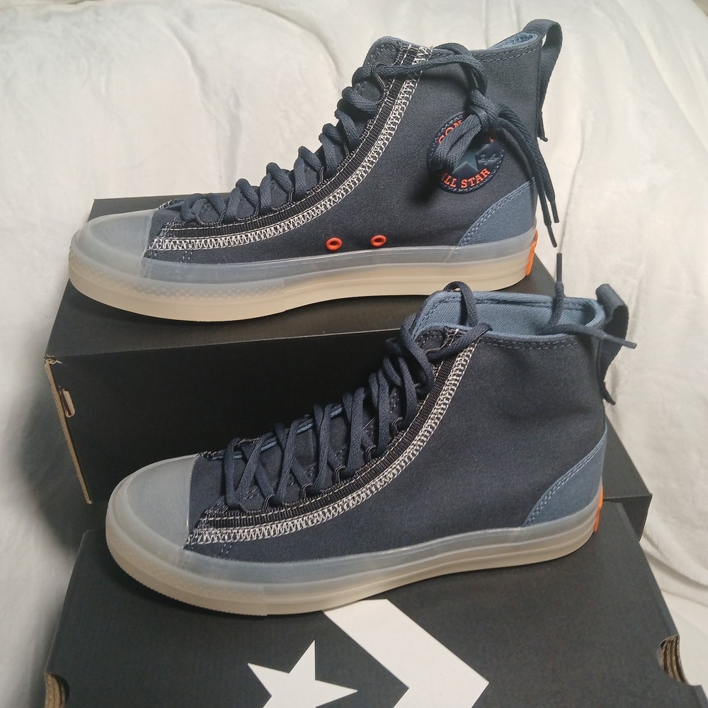 NIB Converse Chuck Taylor All Star CX EXP2 Dark Blue Orange M 8/ W 10 A14296C